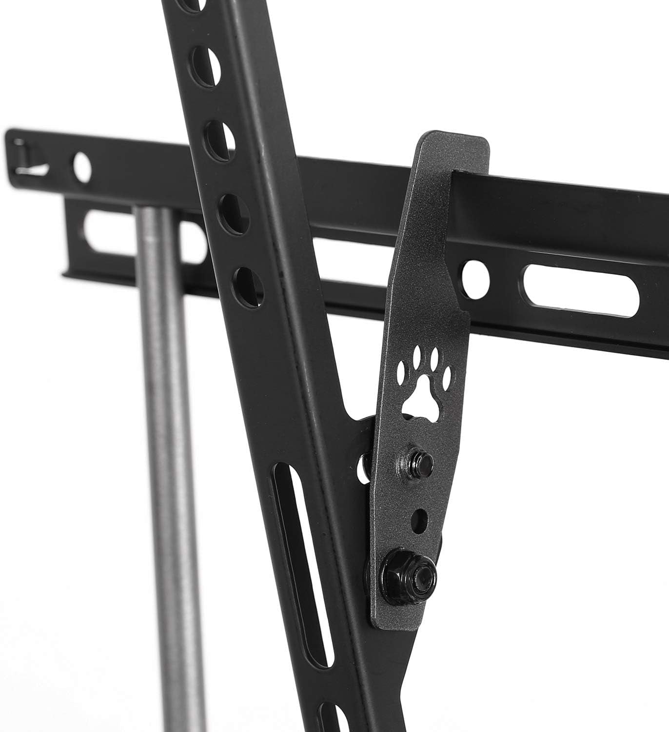 APTMM2B Tilt TV Wall Mount, Fits 32-80" Tvs, Newer Displays up to 100", 165Lbs and VESA 600, Low 1.3" Profile, Fits 24" Studs, Universal LCD LED Curved or Flat Screen Tilting Mounting Bracket