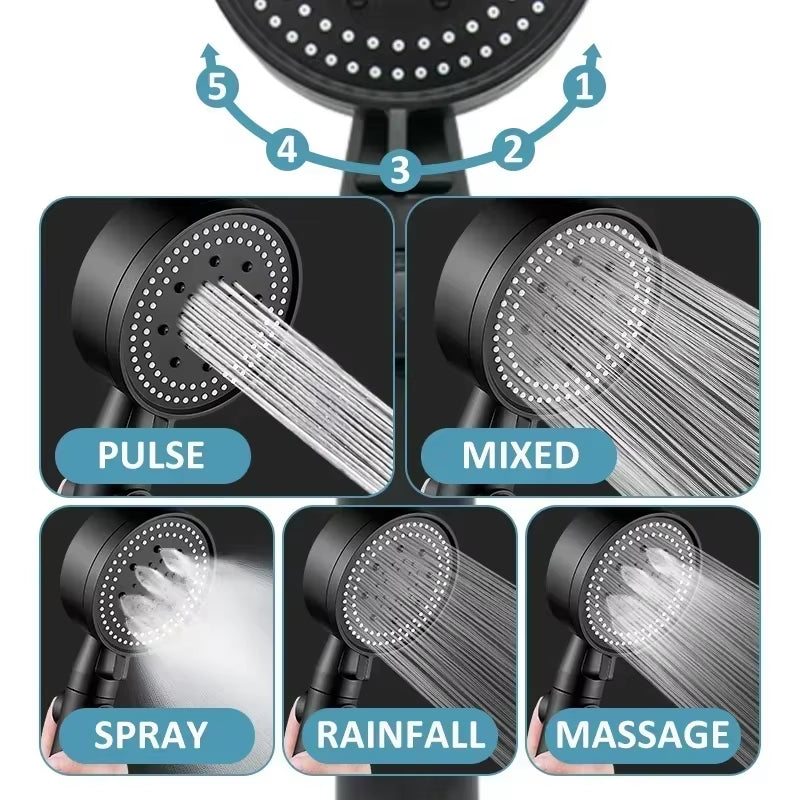 Xiaomi  Shower Head Water Saving 5 Modes Adjustable High Pressure Showerhead Handheld Spray Hangable Bathroom Accessories