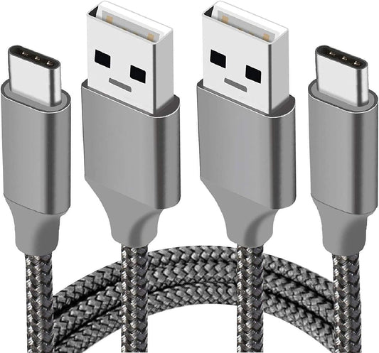 USB Cable Type C,10FT 2Pack,Extra Long Braided Charging Cord,Fast Charger for Samsung Galaxy S9 S8 Plus,Note 8,Google Pixel 2 XL,LG G7 V35 Thinq,V30,Moto Z3 G6 X4,ZTE Blade Z Max X,Oneplus 6 5T 5,Sony