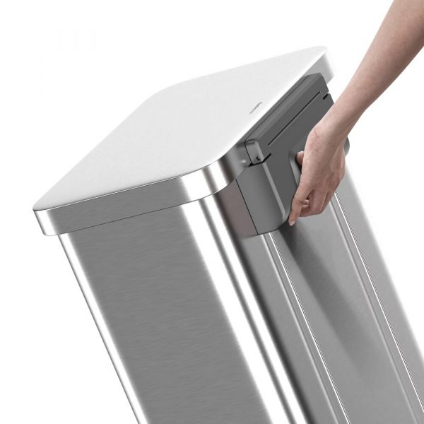 20 Gallon Trash Can Stainless Steel Step on Kitchen Trash Can Stainless Steel Kitchen Trash Bin 5