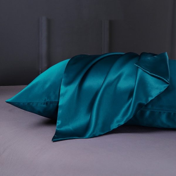 22 Momme Silk Zipper Pillowcase 1pc 100 Nature Mulberry Silk Muticolor Pillow Case For Healthy Standard