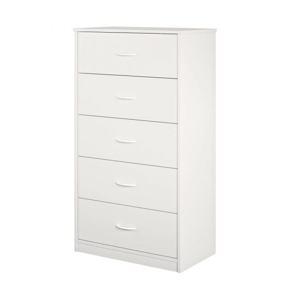 2736015WCOM Classic 5 Drawer Dresser Durable and Strong 89 96 Lb 15 70 X 27 70 3