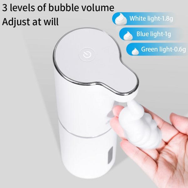 Automatic Foam Soap Dispensers Bathroom Smart Washing Hand Machine With USB Charging White High Quality ABS 4