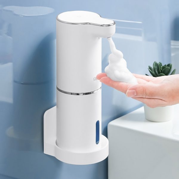 Automatic Foam Soap Dispensers Bathroom Smart Washing Hand Machine With USB Charging White High Quality ABS 5