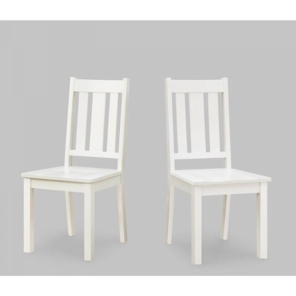 Better Homes and Gardens Bankston Dining Chair Set of 2 White chair 1