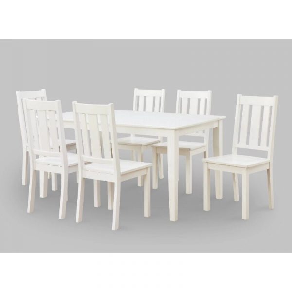 Better Homes and Gardens Bankston Dining Chair Set of 2 White chair 2