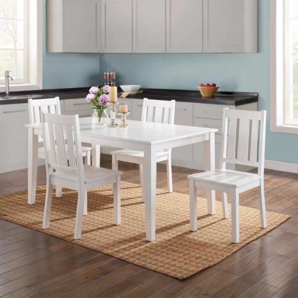 Better Homes and Gardens Bankston Dining Chair Set of 2 White chair 3