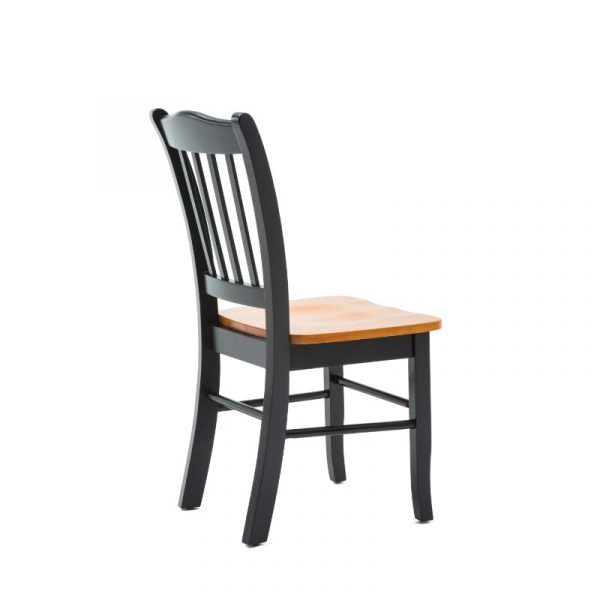 Boraam Shaker Wood Dining Side Chairs Black Oak Finish Set of 2 restaurant chair 4