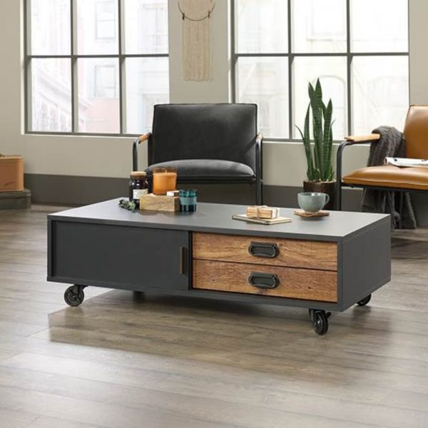 Boulevard Cafe Coffee Table Black Finish Coffe Table Living Room Furniture 4