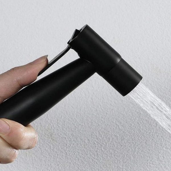 Handheld Toilet Bidet Sprayer with Brass Valve Stainless Steel Bidet Shower Hygienic Shower Wall Mounted Toilet 2