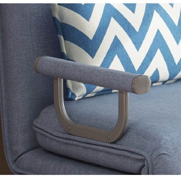 K STAR Folding Sofa Bed Armchair Sleeper Leisure Recliner Fabric Breathable Lazy Sofas Single Living Room 3
