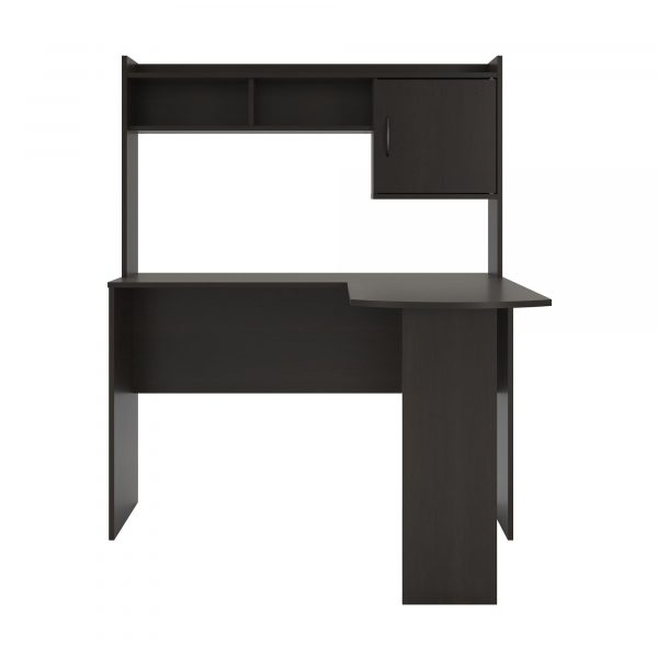L Shaped Desk with Hutch Espresso furniture mesa ordenador escritorio office table 1