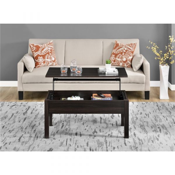 Lift Top Coffee Table Espresso Living Room Table
