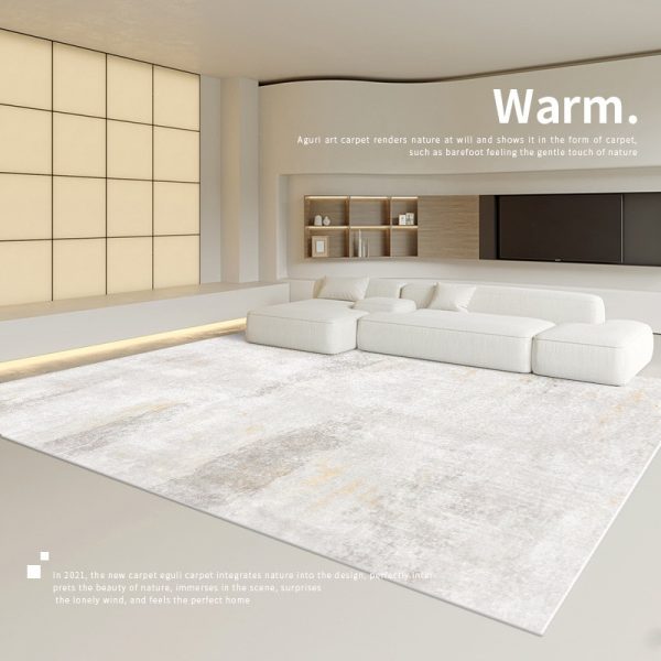 Modern Luxury Living Room Decoration Carpet Home Bedroom Non slip Washable Carpets Minimalist Large Area Mat