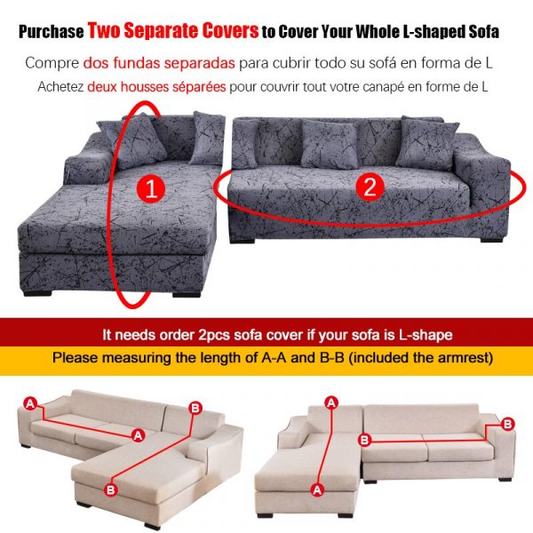 Stretch Plaid Sofa Slipcover Elastic Sofa Covers for Living Room funda sofa Chair Couch Cover Home 3