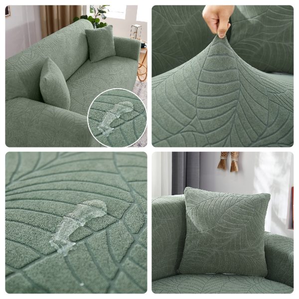 Thick Jacquard Sofa Cover for Living Room Elastic Waterproof Sofa Cover 1 2 3 4 Seater 4