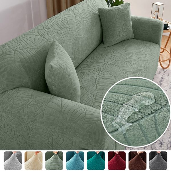 Thick Jacquard Sofa Cover for Living Room Elastic Waterproof Sofa Cover 1 2 3 4 Seater