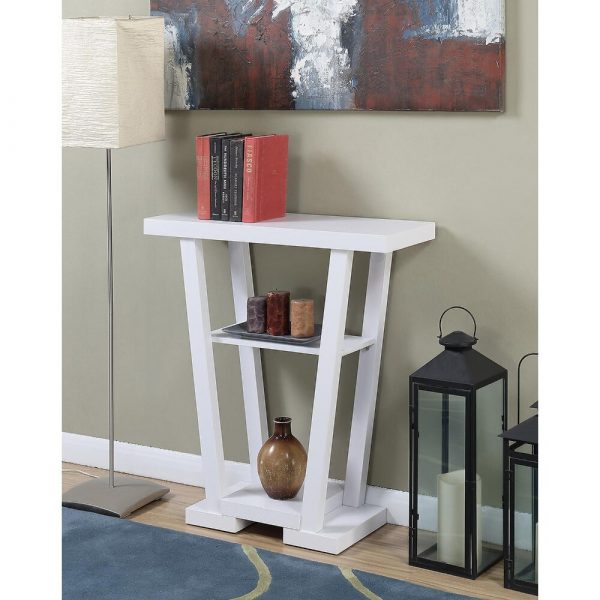 V Console Espresso console table hallway console table console table for living room 4